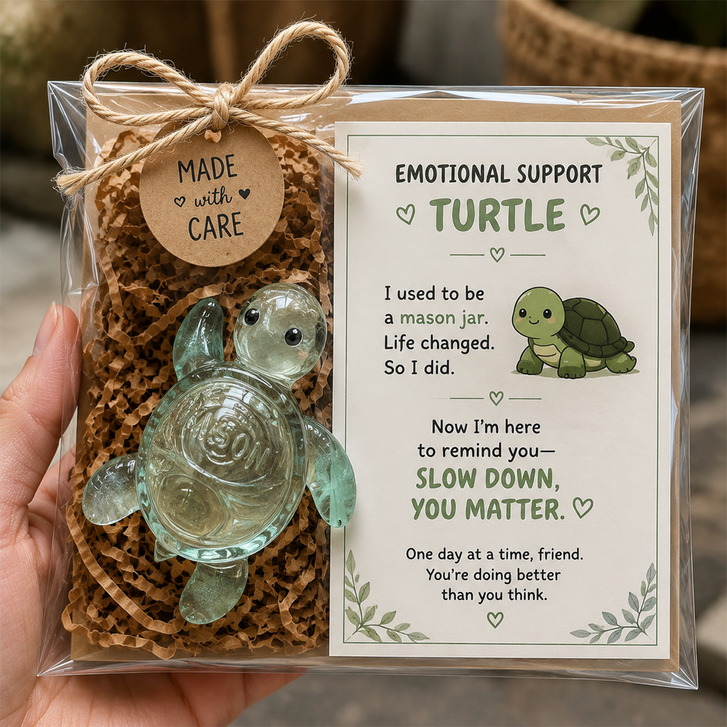 🔥Hot Sale🔥 - 🐢Original Recycled Glass Support Turtle
