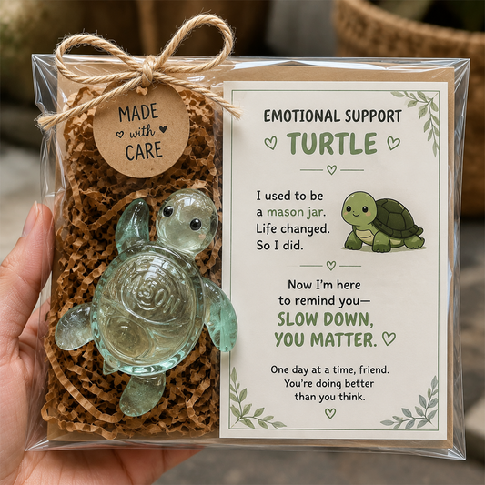 🔥Hot Sale🔥 - 🐢Original Recycled Glass Support Turtle