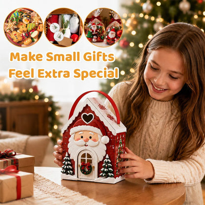 🎄Christmas Cottage Gift Box – 5 Festive Designs for Candy & Small Gifts
