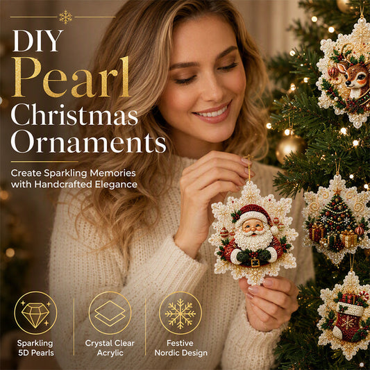 🎄 DIY Diamond Ornament Set | Festive Craft Fun